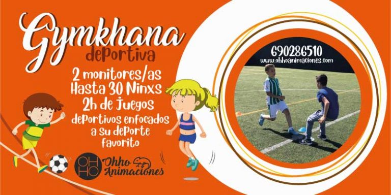 Gymkhana deportiva en Sevilla para comuniones